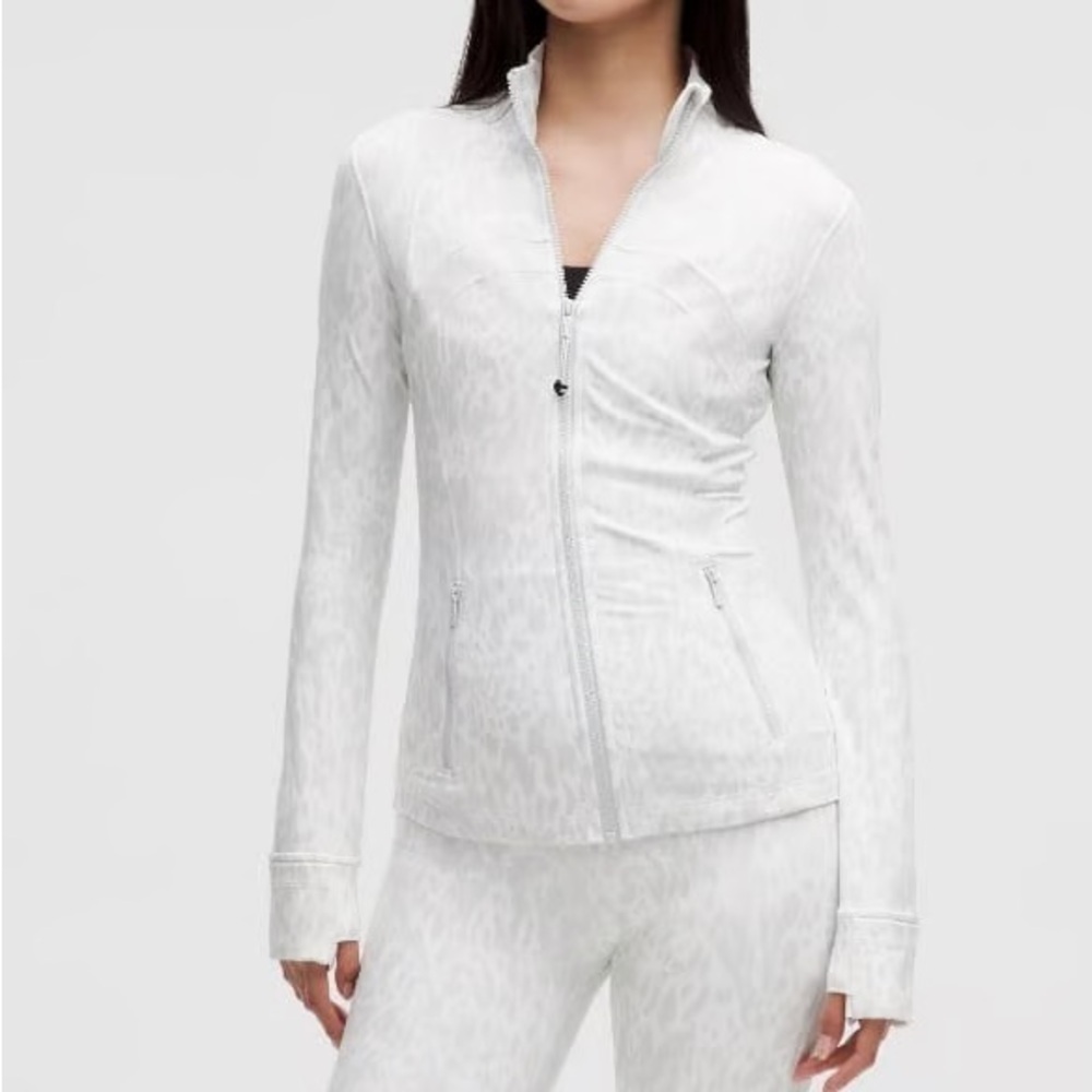 Lululemon Define Jacket Nulu Snow Leopard NWT